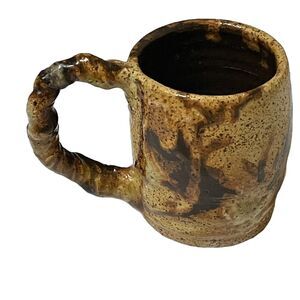 Pottery Handmade Mug Artwork Vermont Rustic Texture Bubble Rough Decorative